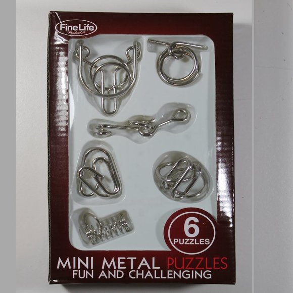 NEW FineLife Mini Metal Puzzles and Crazy Rolls - Picture 4 of 4
